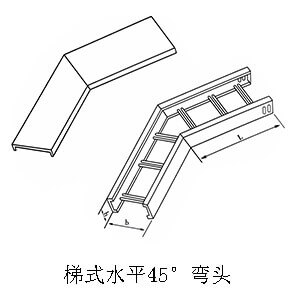 梯式水平45°彎頭