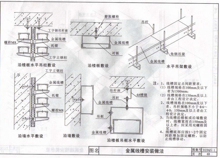 電纜橋架支吊架圖集