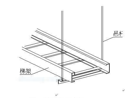 電纜橋架安裝支架固定